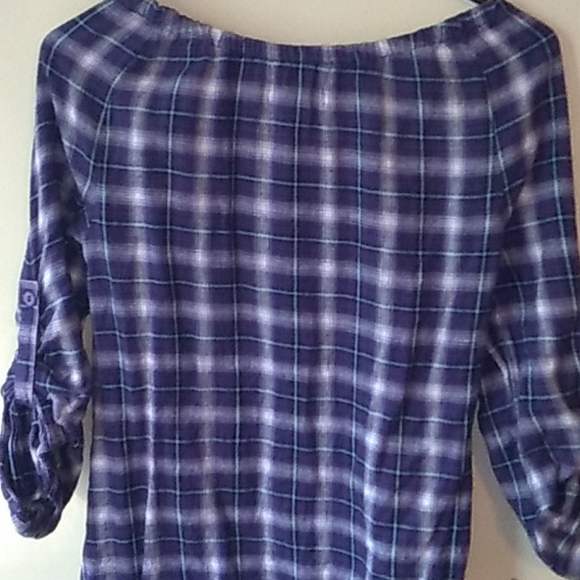 OP Purple plaid SHIRT - Picture 4 of 4